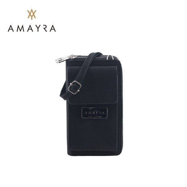Producto - BANDOLERA PORTACELULAR AMAYRA NEGRA COD: B996.1