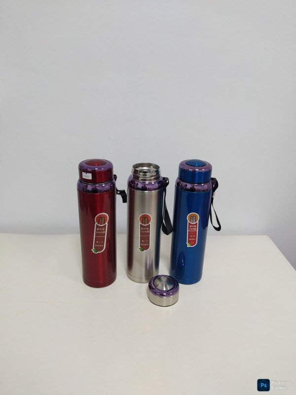 Producto - Botella térmica acero inoxidable con filtro y tira 1 litro