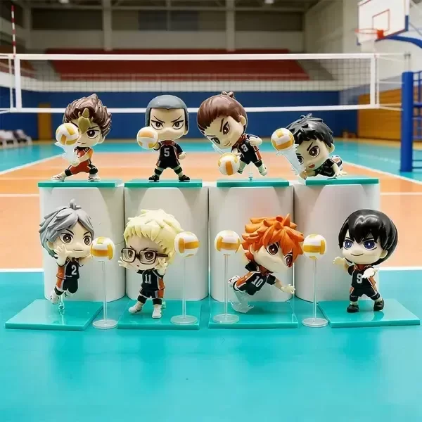 Producto - Gashapones de Haikyu Jugando
