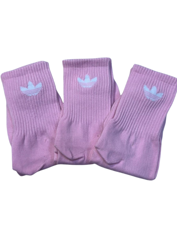 Producto - Par Adidas Rosa Pluma Blanca