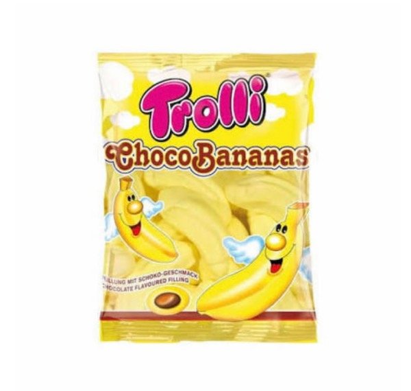 Producto - Malvavisco trolli chocobananas 150gr