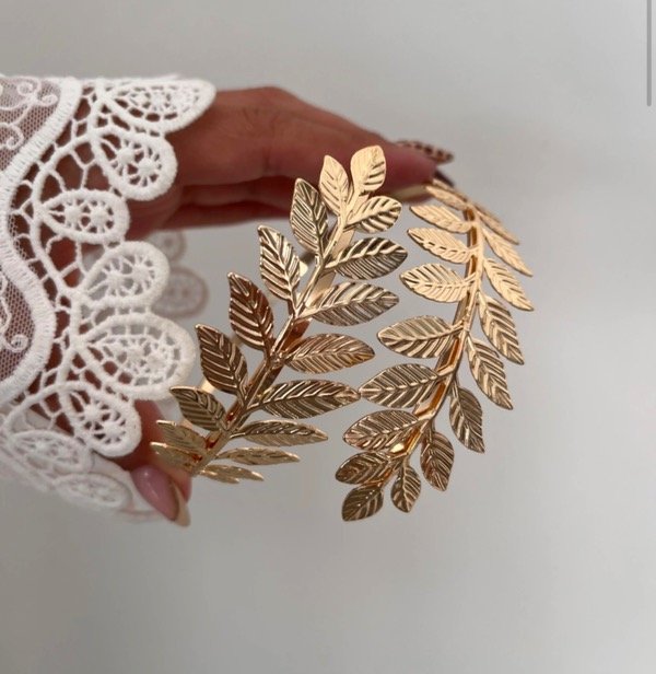 Producto - BRAZALETE LAUREL DORADO