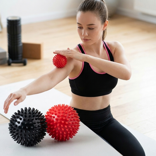 Producto - Pelotas de Masajes y estimulacion (Suave / Dura) - POWERTECH