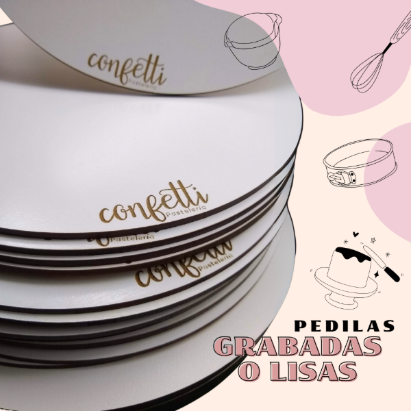 Producto - Bases para torta  grabadas