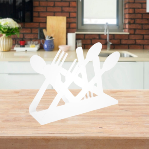 Producto - Servilletero de metal CUBIERTOS