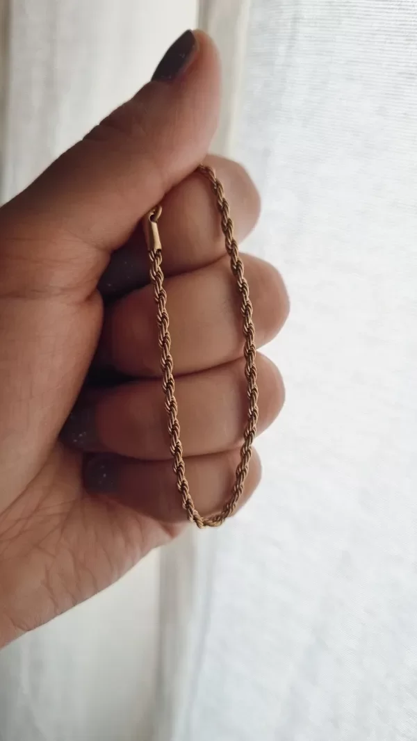 Producto - Pulsera tourbillon finita acero dorado