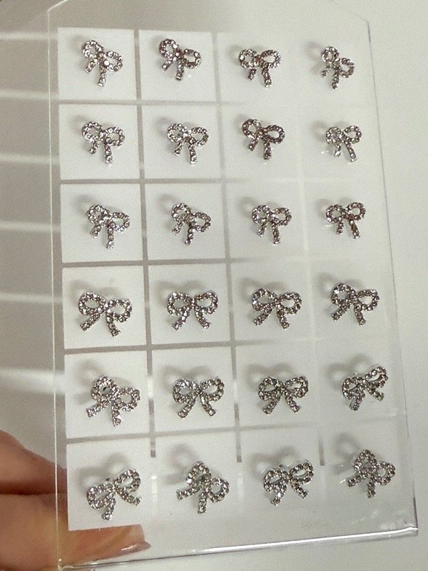 Producto - A1174 Blister aro moño con strass acero quirúrgico