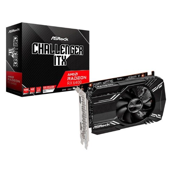 Producto - Placa de Video ASRock Radeon RX 6400 Challenger ITX 4GB