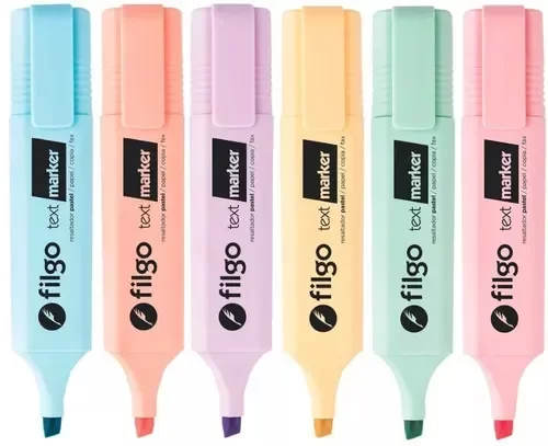 Producto - Resaltador Chato Filgo Text Marker Pastel