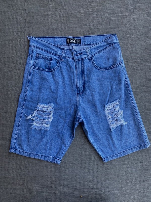 Producto - BERMUDA DE JEAN MOM ROTURAS
