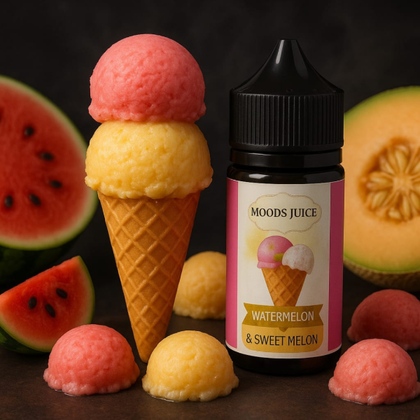 Producto - ICE CREAM COLLECTION - WATERMELON AND SWEET MELON - 60 ml - 3 Nico