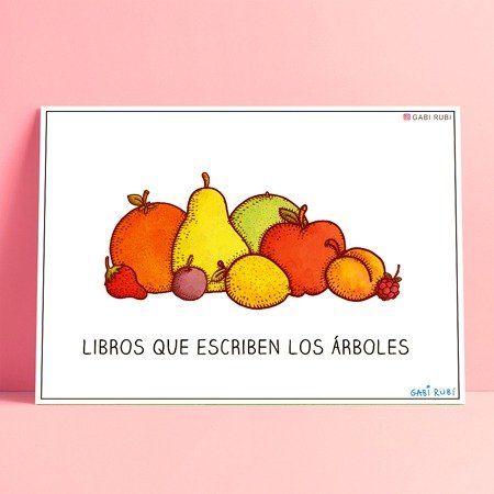Producto - STICKER 58 : LIBROS QUE ESCRIBEN LOS ÁRBOLES