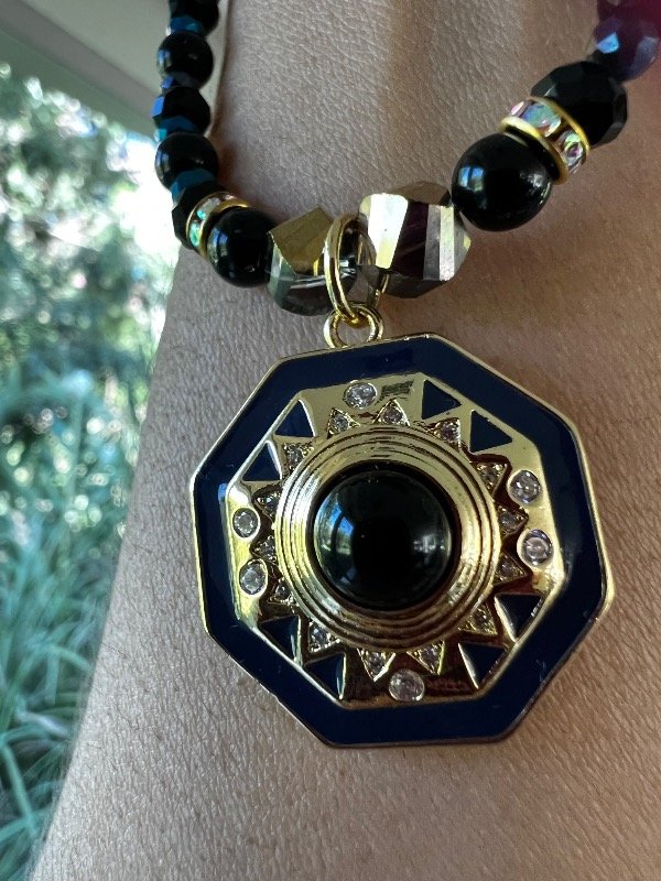 Producto - Collar talismán negro ónix