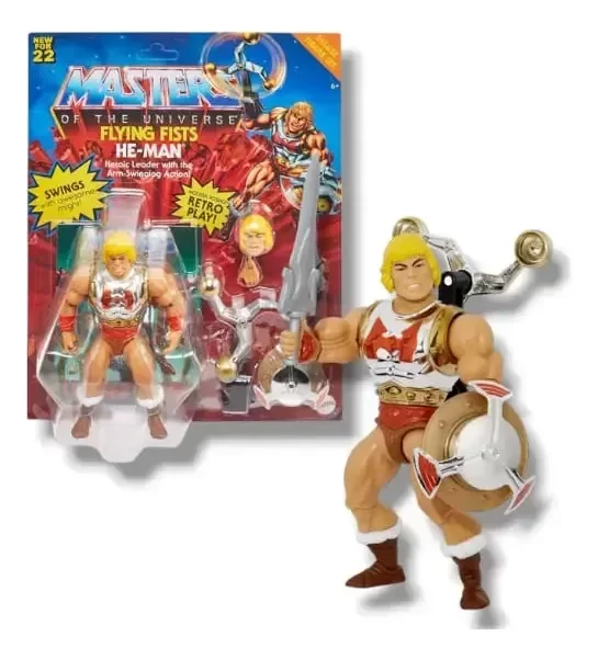 Producto - Figura He-man Puño Boleador Mattel Poder Retro Deluxe