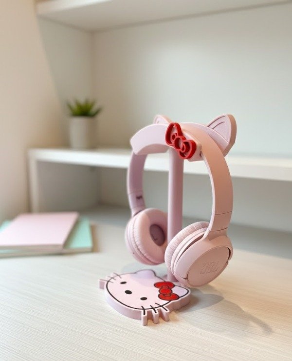 Producto - Soporte para auriculares Hello Kitty