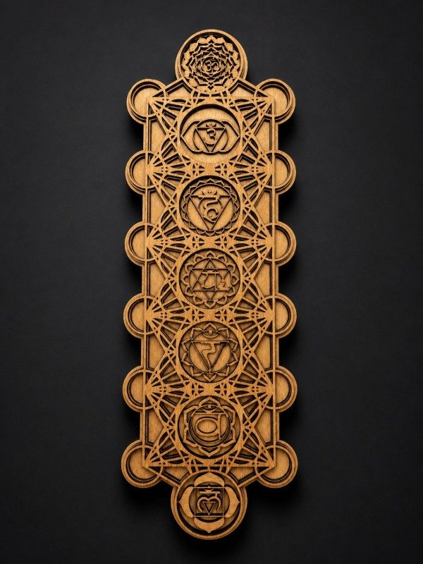 Producto - Grilla Energética 7 Chakras - Geometría Sagrada - 0
