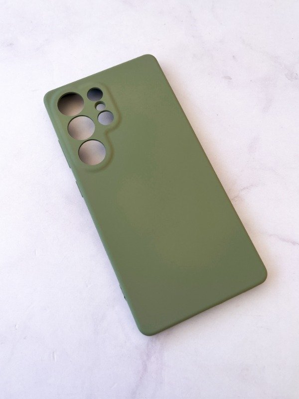 Producto - SILICONA SIN LOGO VERDE GRISACEO CLARO