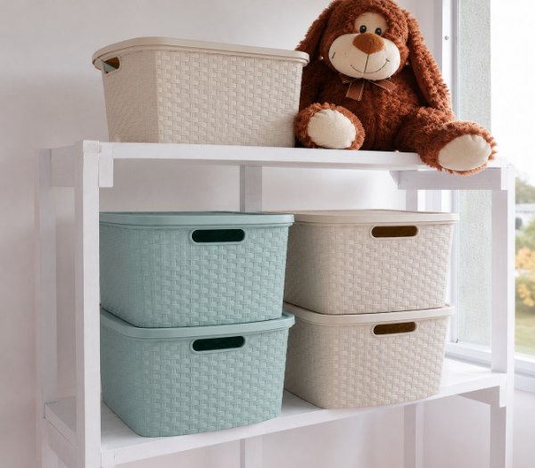 Producto - Canasto rattan con tapa