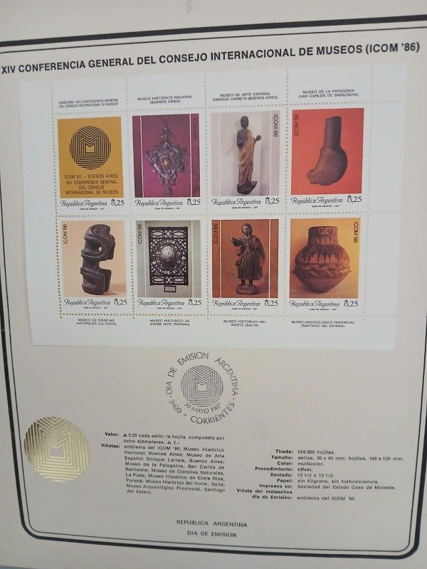Producto - XIV CONFERENCIA GENERAL CONSEJO INTERNACIONAL DE MUSEOS  30 MAYO 1987