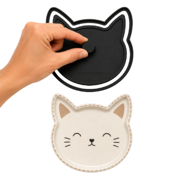 Producto - Cortante y contramolde Gatito 20cm - 1
