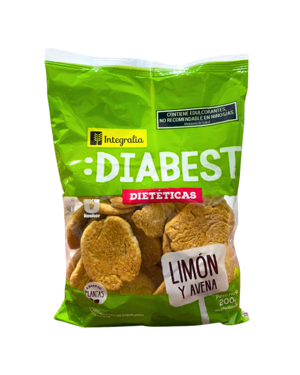 Producto - GALLETITAS SIN AZÚCAR SABOR LIMÓN DIABEST 200G