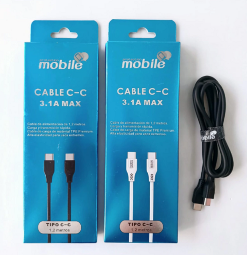 Producto - CABLE MOBILE TIPO C A TIPO C 3.1A MAX