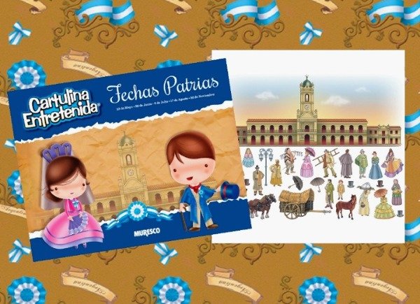 Producto - BLOCK DE CARTULINAS DECORATIVAS PARA FECHAS PATRIAS X 20 HOJAS