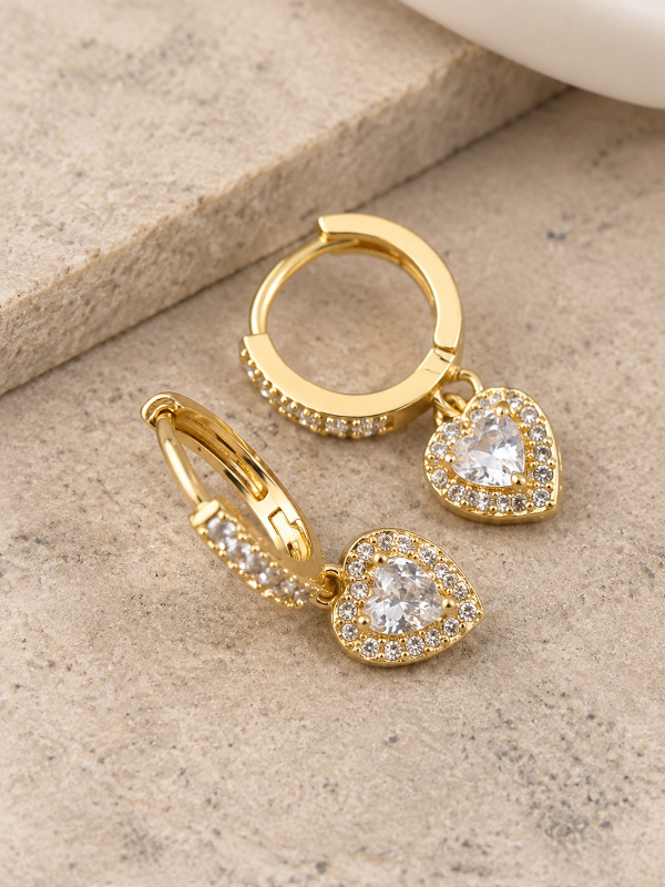 Producto - Aros acero dorado 017 - 0