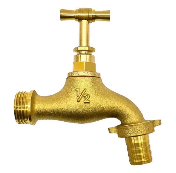 Producto - Canilla de 1/2 metal dorada