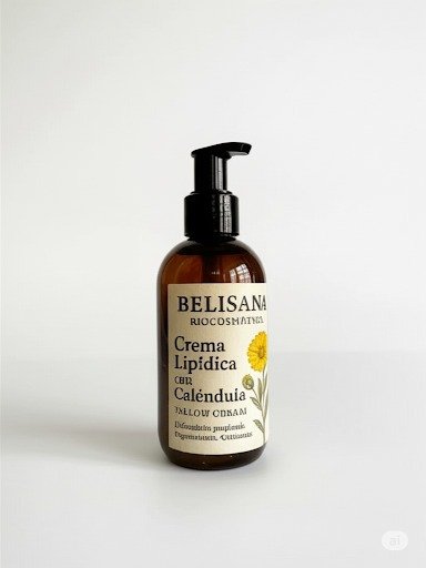Producto - Crema Lipídica con Caléndula: Hidratación Profunda y Regeneración para tu Piel