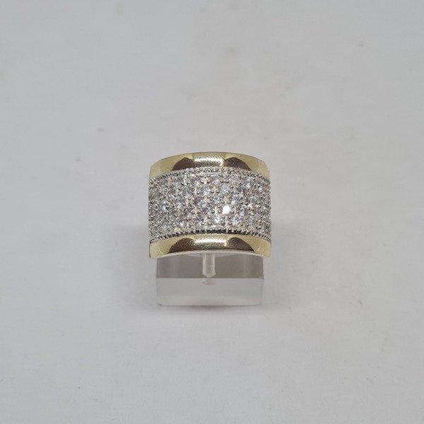 Producto - Anillo con cubic ancho AM499