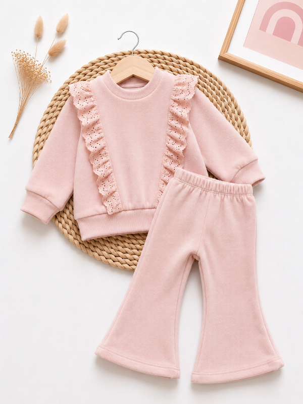 Producto - CONJUNTO ENCANTO ROSA (BUZO + PANTALÓN OXFORD)