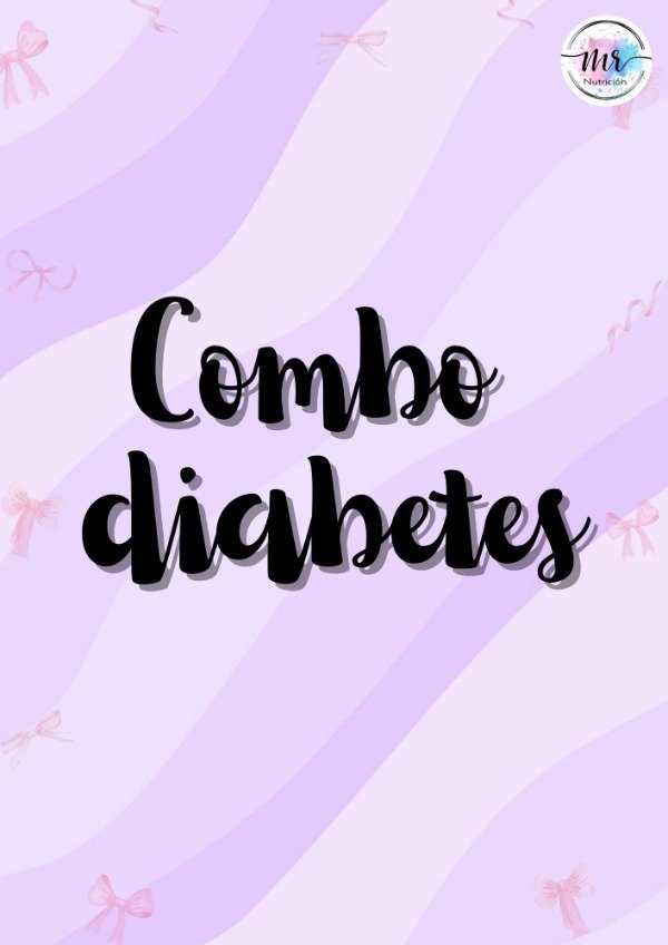 Producto - COMBO DIABETES (2 RECETARIOS + EBOOK MITOS Y VERDADES)