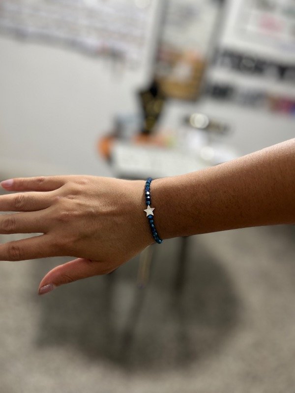 Producto - Pulsera blue cristales