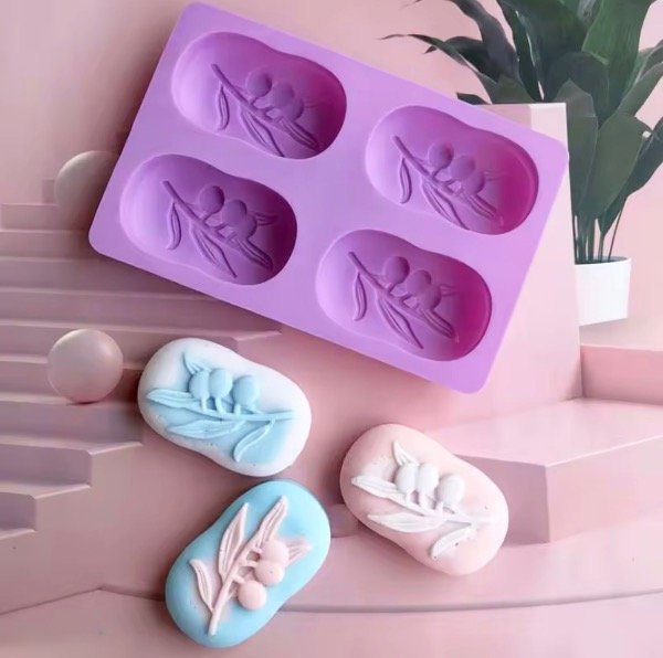 Producto - MOLDE JABÓN GUINDA x4