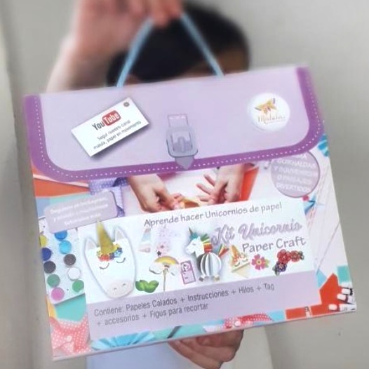 Kit Unicornio - Paper Craft - malula