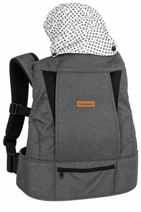 Producto - Mochila porta bebé Carestino gris - 0