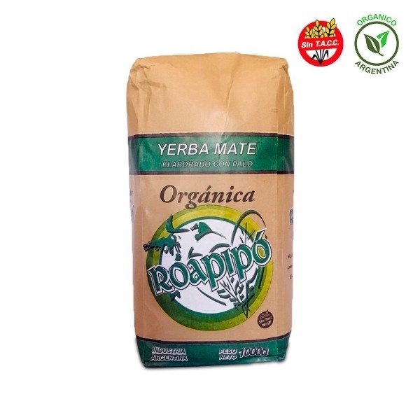 Producto - YERBA ORGANICA ROAPIPO TRADICIONAL - SIN TACC - 500GRS
