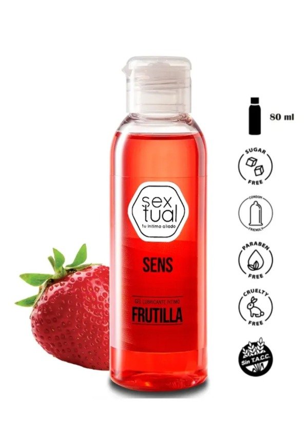 Producto - Lubricante sextual frutilla sextual 80ml