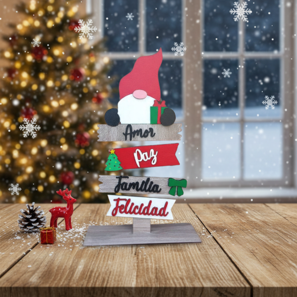 Producto - TOTEM PAPA NOEL DESEOS NAVIDAD