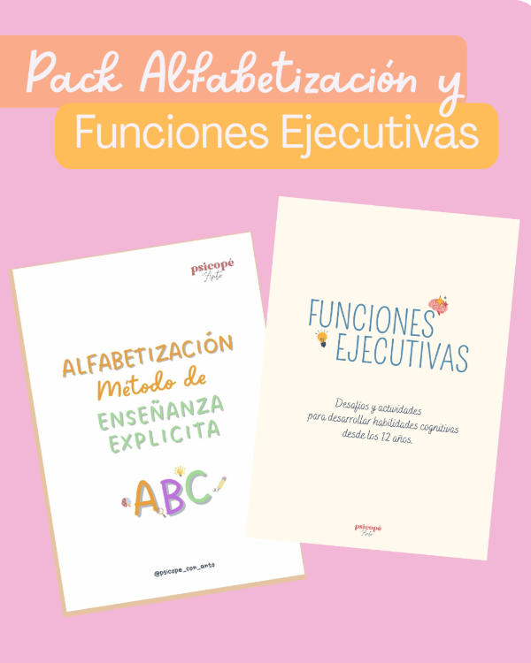 Producto - Pack Alfabetización y Funciones Ejecutivas