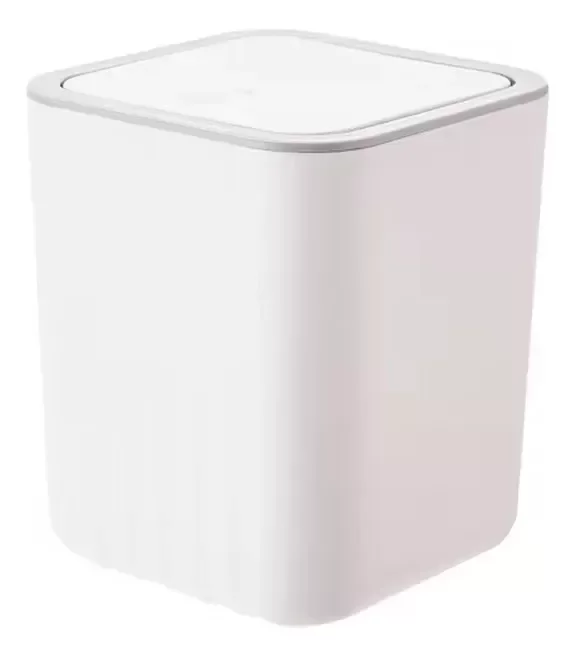 Producto - Mini Tacho De Basura Apertura Push Plastico 1,5L