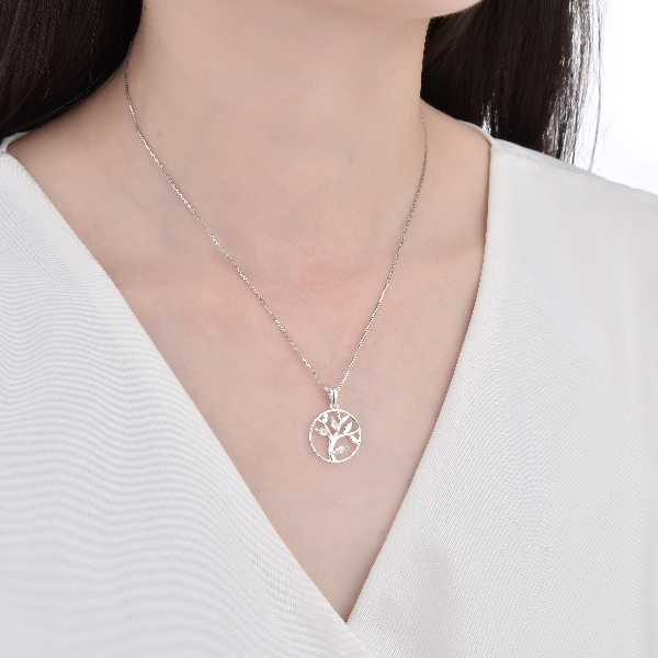 Producto - Dije Árbol de La Vida con Piedras