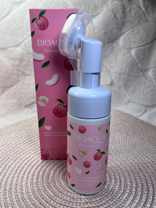 Producto - Mousse limpiadora durazno