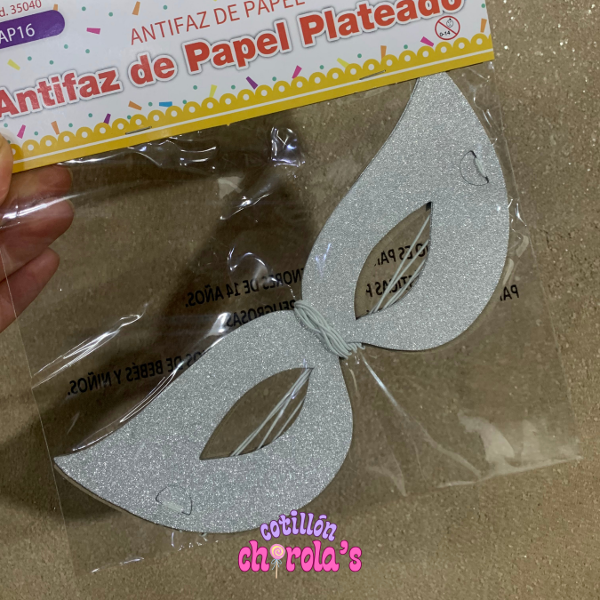 Producto - ANTIFAZ GLITTER - 4 UNIDADES
