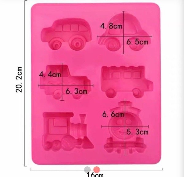 Producto - MOLDE SILICONA TRANSPORTESs - 1