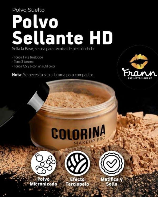 Producto - POLVOS HD COLORINA