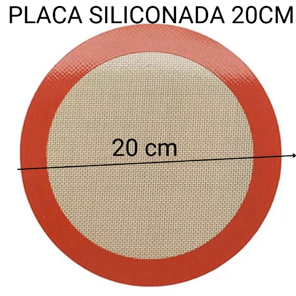 Producto - PLACA SILPAT CON MALLA 20 cm redonda