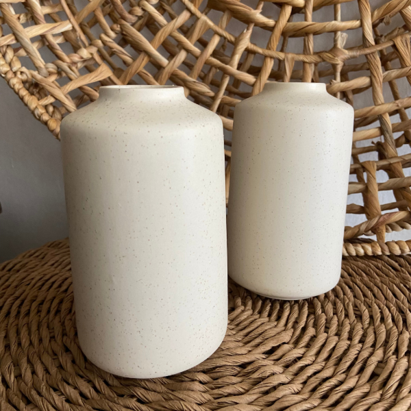 Producto - JARRÓN CERÁMICA JASPEADO 8,5x15