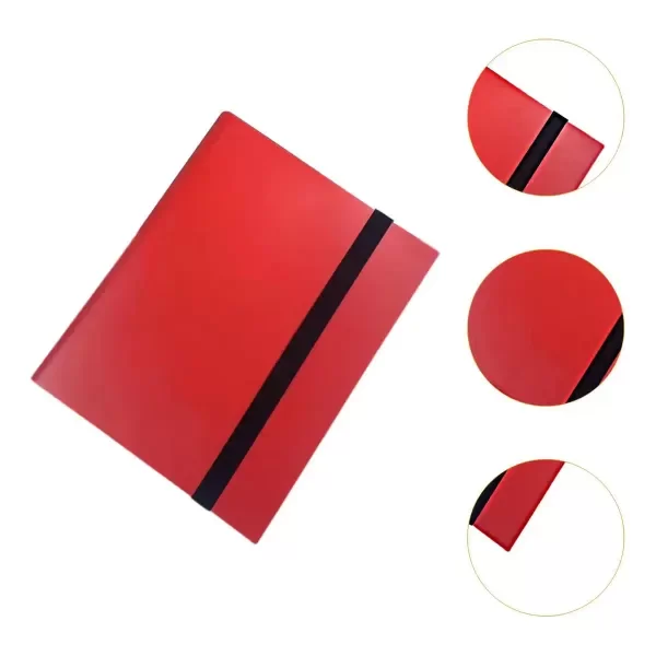 Producto - Binder Carpeta 8 360 Cartas Tcg Standard Rojo - 0